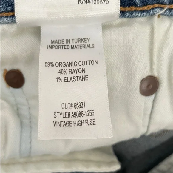 AGOLDE Vintage High Rise Jeans Size 28 - Picture 11 of 11